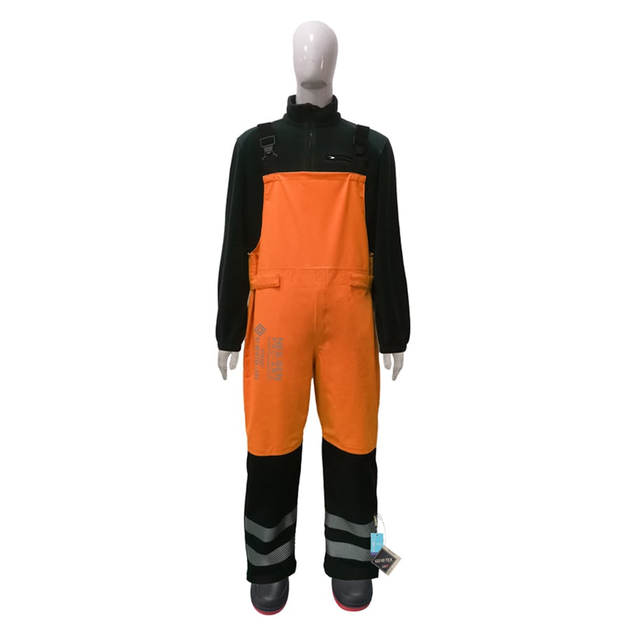 GORE-TEX PYRAD® 4SEASON CAT 3 CSA FR/ARC Rated Breathable High Visibility Rainwear Bib Trouser Orange/Black