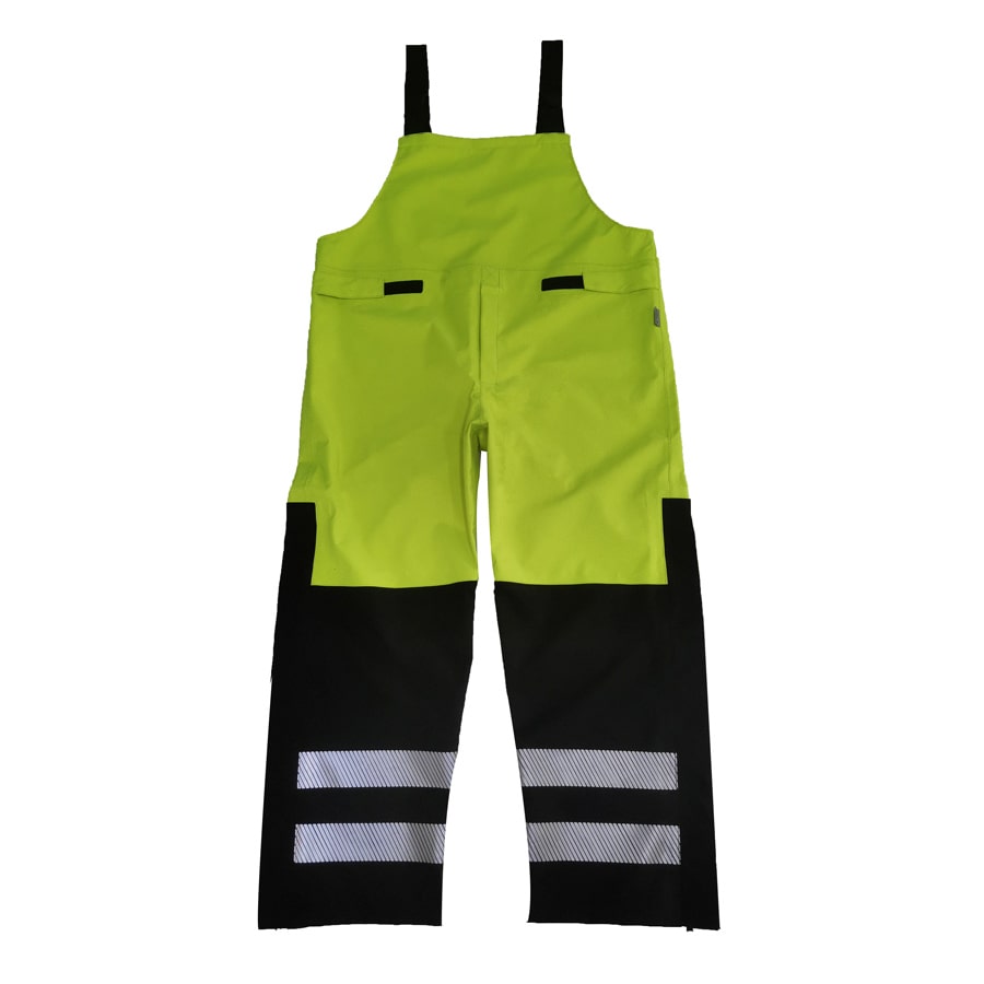 GORE-TEX PYRAD® 4SEASON CAT 3 CSA FR/ARC Rated Breathable High Visibility Rainwear Bib Trouser Yellow/Black