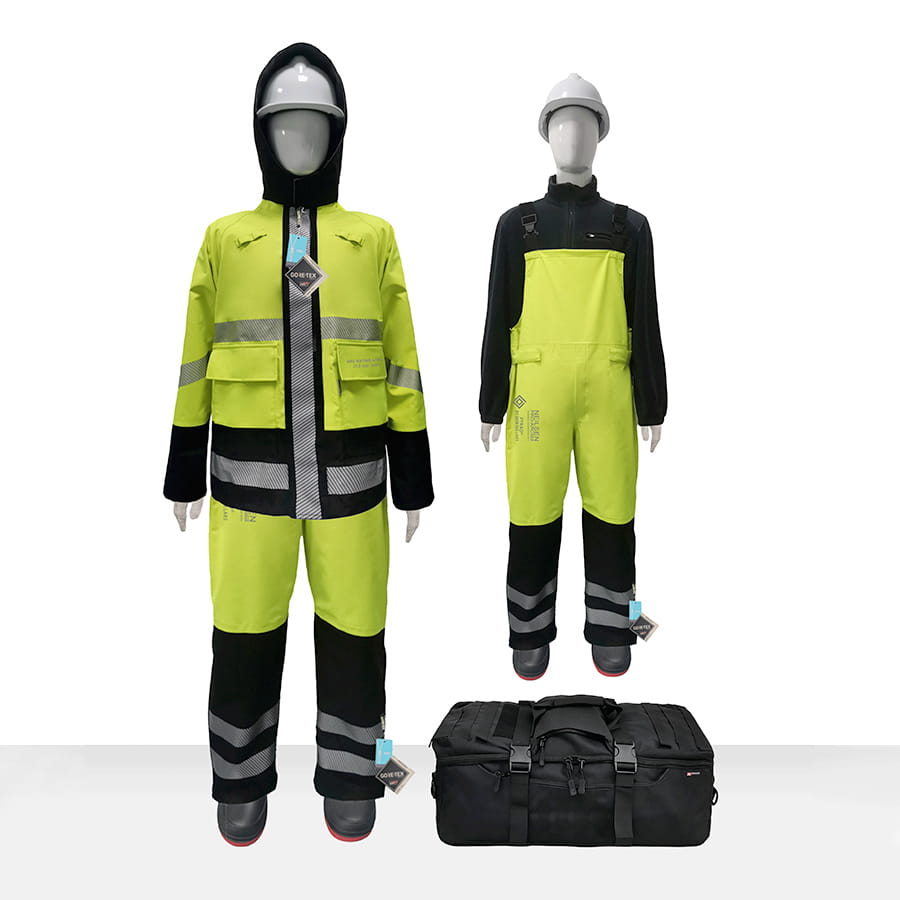 4SEASON GORE-TEX PYRAD® CAT 3 CSA FR/ARC Rated - Kit Includes Coat and Bib Trouser with Kit Bag Yellow/Black