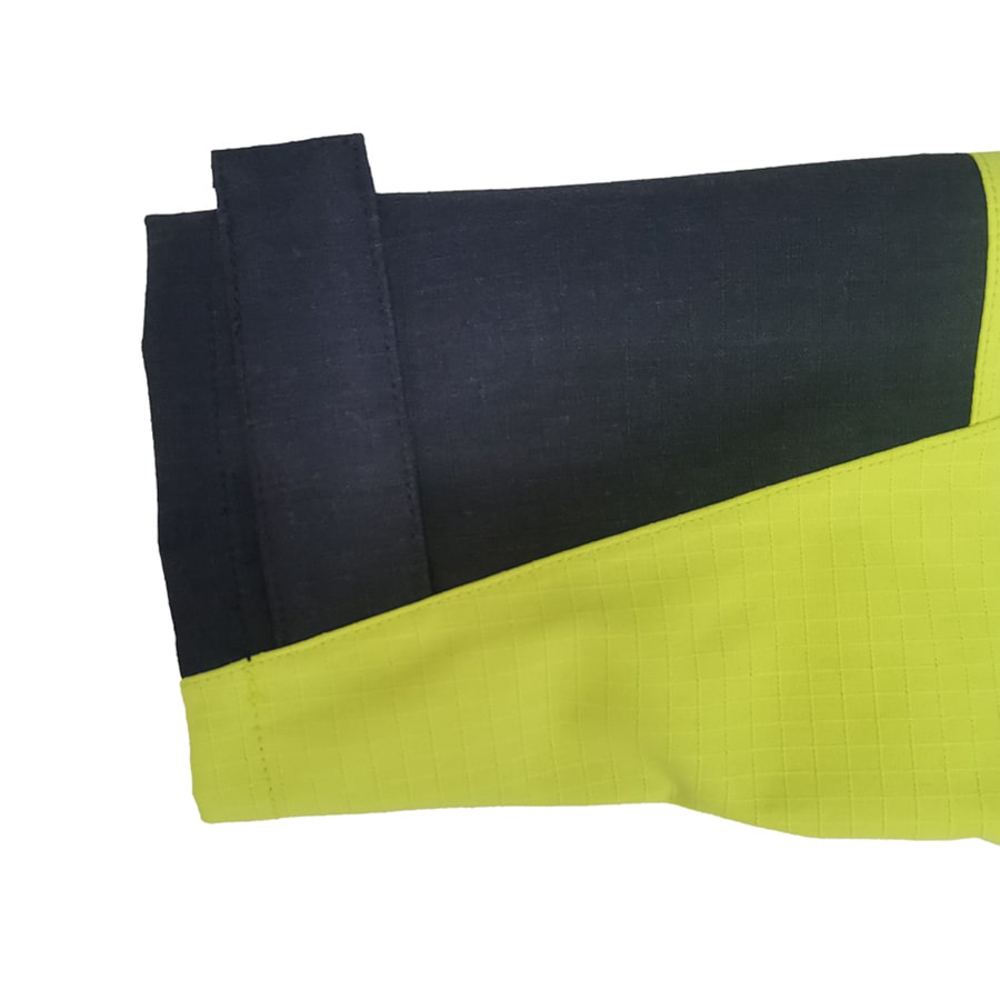 PRO ARC FR/ARC CAT 3 CSA Executive Coat Breathable High Visibility Rainwear Yellow/Navy