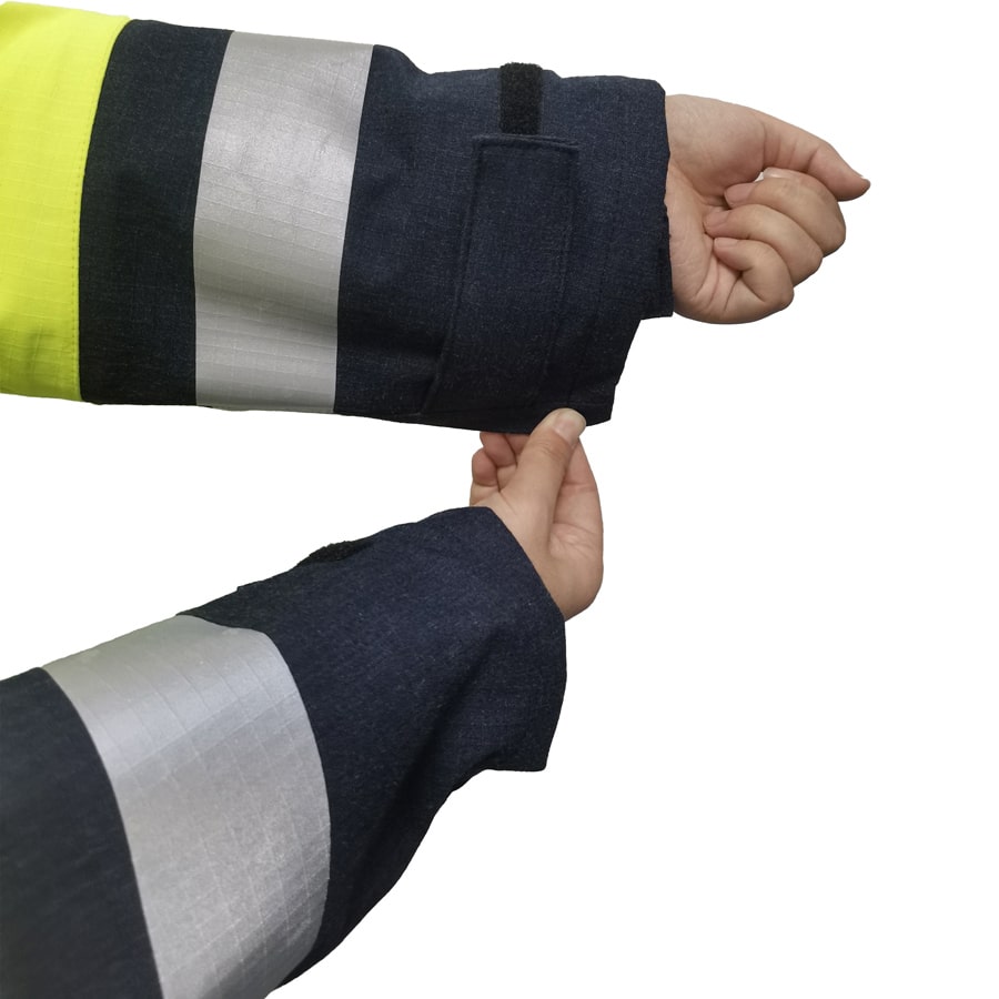 PRO ARC FR/ARC CAT 3 CSA Breathable High Visibility Rainwear Ladies Coat Orange/Navy