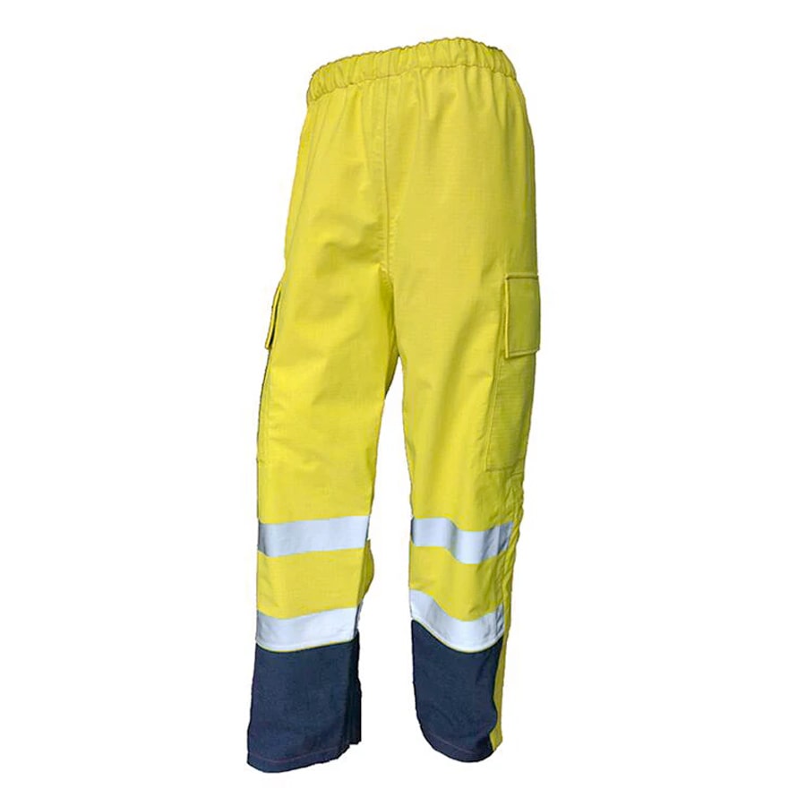 PRO ARC FR/ARC CAT 3 CSA Breathable High Visibility Rainwear Over Trouser Yellow/Navy