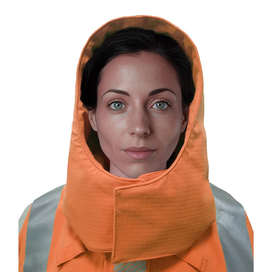 PRO ARC FR/ARC CAT 3 CSA Breathable High Visibility Rainwear Ladies Coat Yellow/Navy
