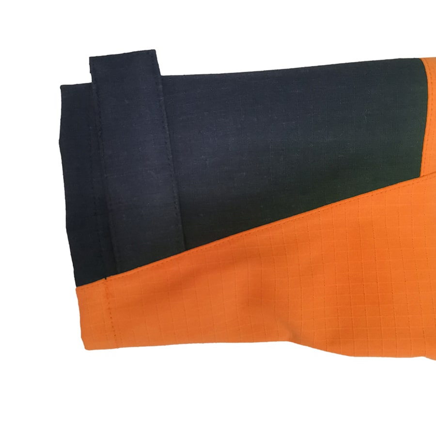 PRO ARC FR/ARC CAT 3 CSA Executive Coat Breathable High Visibility Rainwear Orange/Navy